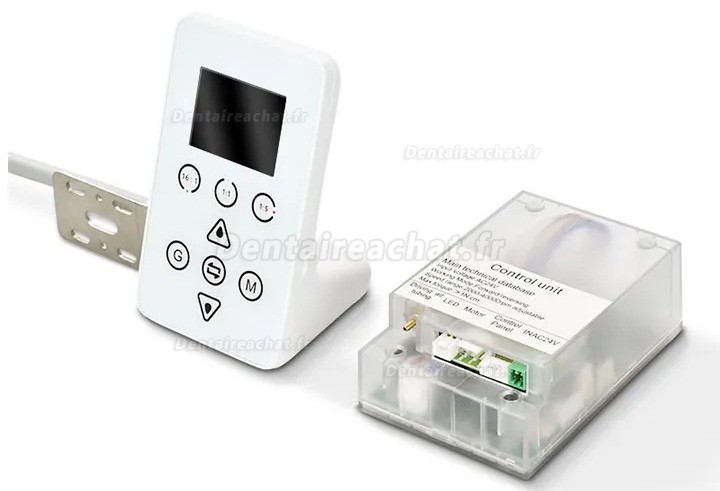 Moteur &eacute;lectrique dentaire int&eacute;gr&eacute; &agrave; LED 1:1 / 1:5 / 16:1 pour fauteuil dentaire